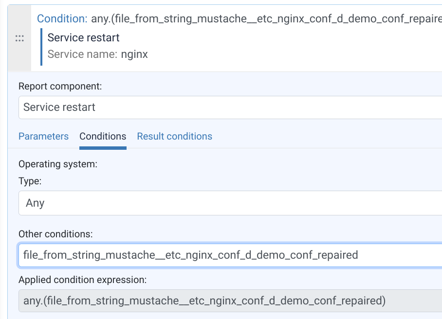 Restart nginx